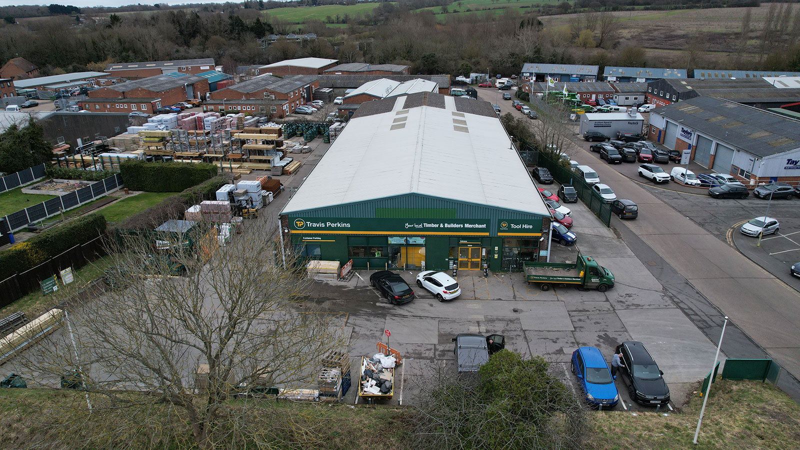 Travis Perkins<br>Chelmsford Road Industrial Estate<br>Dunmow nr. Chelmsford<br>Essex<br>CM6 1HD